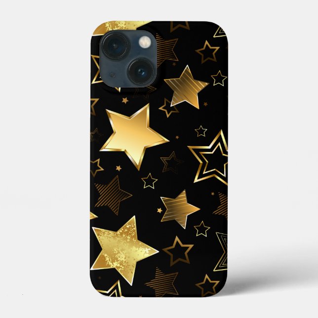 Seamless pattern with Golden Stars Case-Mate iPhone Case (Back)