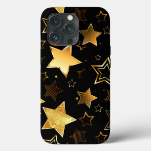 Seamless pattern with Golden Stars iPhone 13 Pro Case