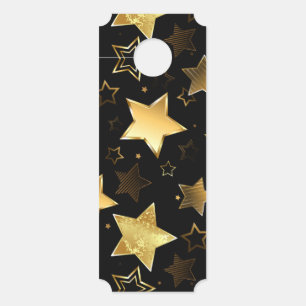 Seamless pattern with Golden Stars Door Hanger