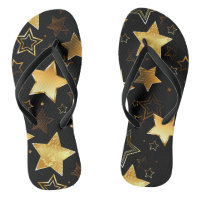 Seamless pattern with Golden Stars