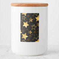 Seamless pattern with Golden Stars