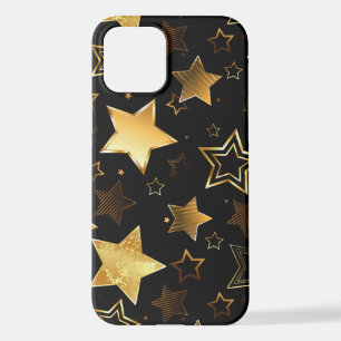 Seamless pattern with Golden Stars iPhone 12 Case
