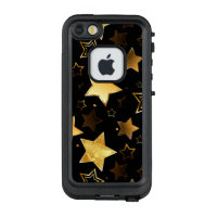 Seamless pattern with Golden Stars