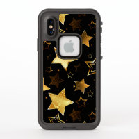 Seamless pattern with Golden Stars
