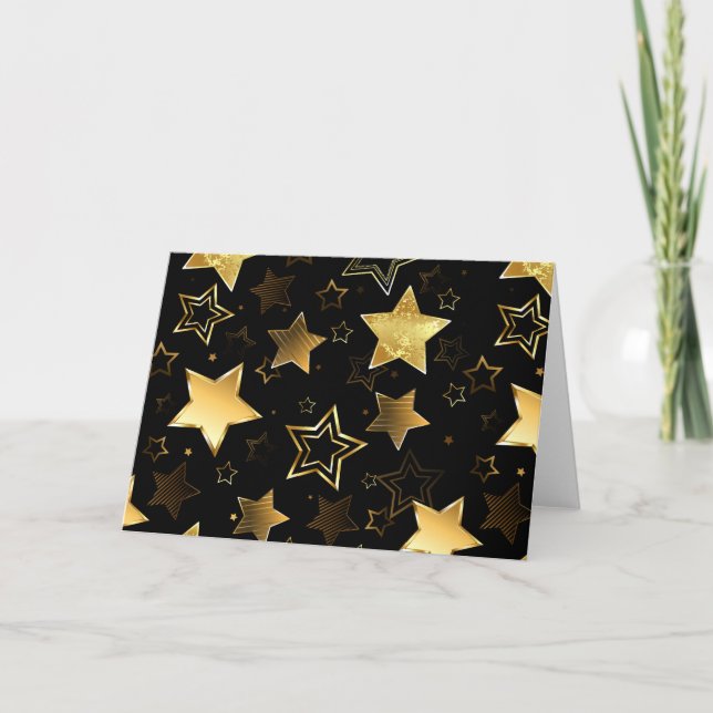 Seamless pattern with Golden Stars Programme (Front)