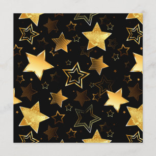 Seamless pattern with Golden Stars Programme