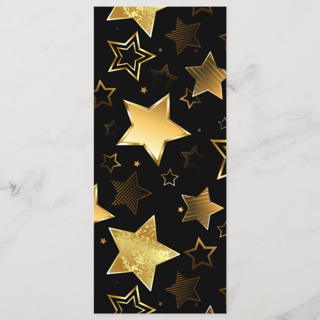 Seamless pattern with Golden Stars Programme (Front)