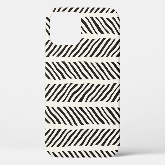 Seamless pattern with hand drawn brush strokes. In Case-Mate iPhone Case (Back)