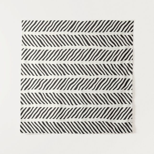Seamless pattern with hand drawn brush strokes. In Tapestry (Front)