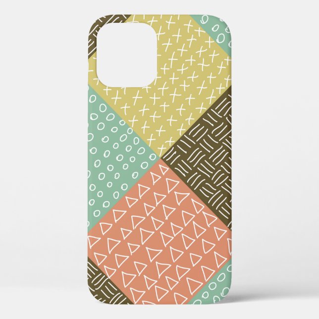  seamless pattern with hand drawn hipster backgrou Case-Mate iPhone case (Back)