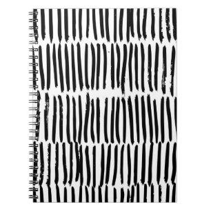 Seamless pattern with hand drawn vertical elements notebook