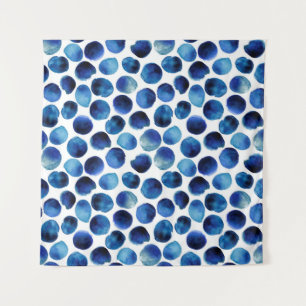 Seamless pattern with hand drawn watercolor stripe tapestry