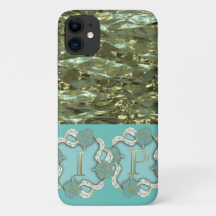 Seamless Pattern With I P Monogram iPhone 11 Case