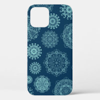 Seamless pattern with laced snowflakespattern,arab