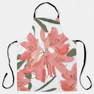 Seamless pattern with Oleander flower. Floral comp Apron