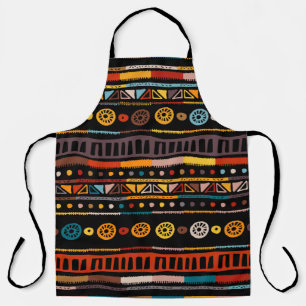 Seamless pattern with ornate Lotus flower. Ayurved Apron