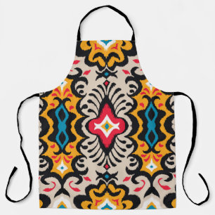 Seamless pattern with paisley ornament apron