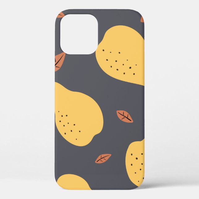 Seamless pattern with pears. Fruits light modern t Case-Mate iPhone Case (Back)