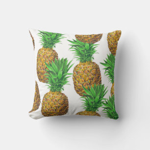 Seamless pattern with pineapples cushion