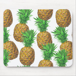Seamless pattern with pineapples mouse mat