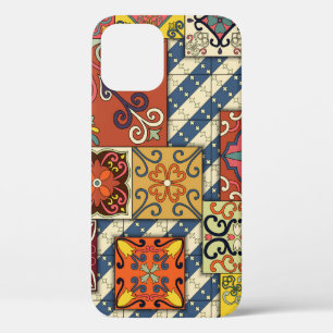 Seamless pattern with portuguese tiles in talavera iPhone 12 case