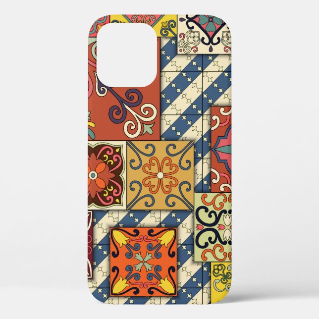 Seamless pattern with portuguese tiles in talavera Case-Mate iPhone case (Back)