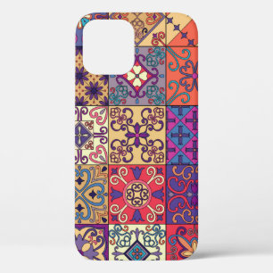 Seamless pattern with portuguese tiles in talavera iPhone 12 case
