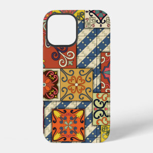 Seamless pattern with portuguese tiles in talavera iPhone 12 case
