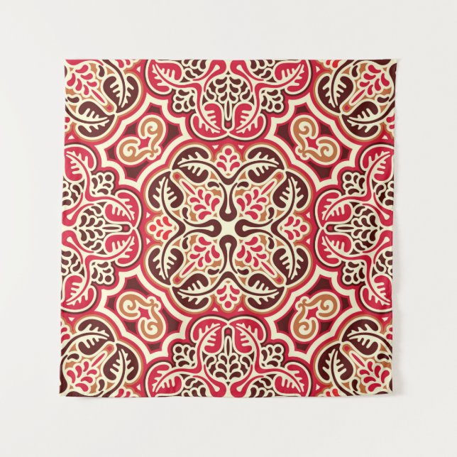 seamless pattern with Slavic ornament Tapestry (Front)