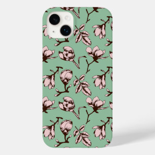 Seamless pattern with spring tree flower buds Case-Mate iPhone 14 plus case