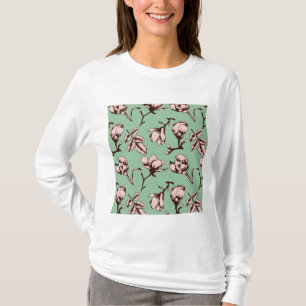 Seamless pattern with spring tree flower buds T-Shirt