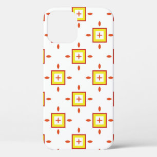 Seamless pattern with squares Abstract background iPhone 12 Case