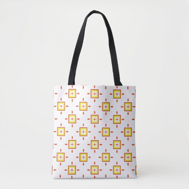 Seamless pattern with squares Abstract background  Tote Bag (Front)