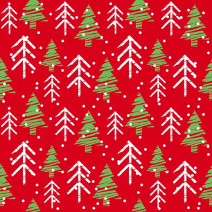 Seamless pattern with Stylised Christmas Gift Bag Wrapping Paper