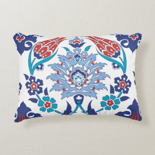 Seamless pattern with traditional turkish style decorative cushion