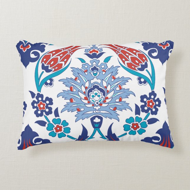 Seamless pattern with traditional turkish style decorative cushion (Front)
