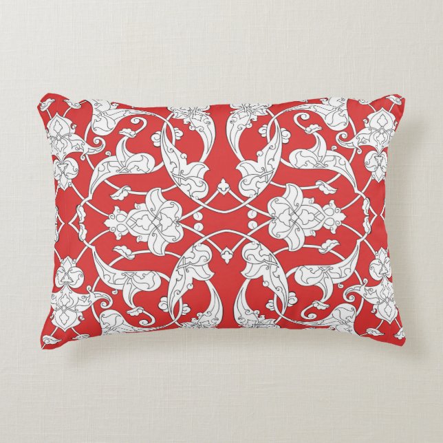 Seamless pattern with traditional turkish style iz decorative cushion (Front)