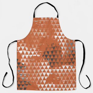 Seamless pattern with triangles apron