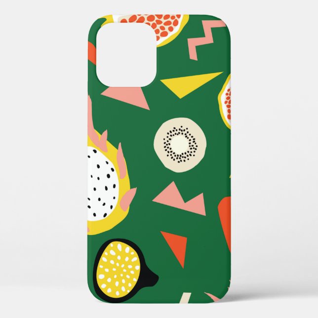 Seamless pattern with tropical fruits Case-Mate iPhone case (Back)