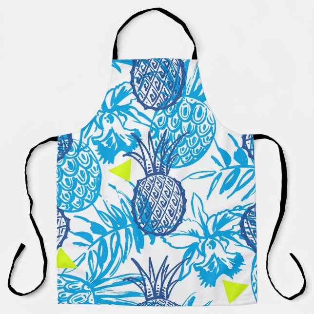 Seamless pattern with tropical motif apron (Front)