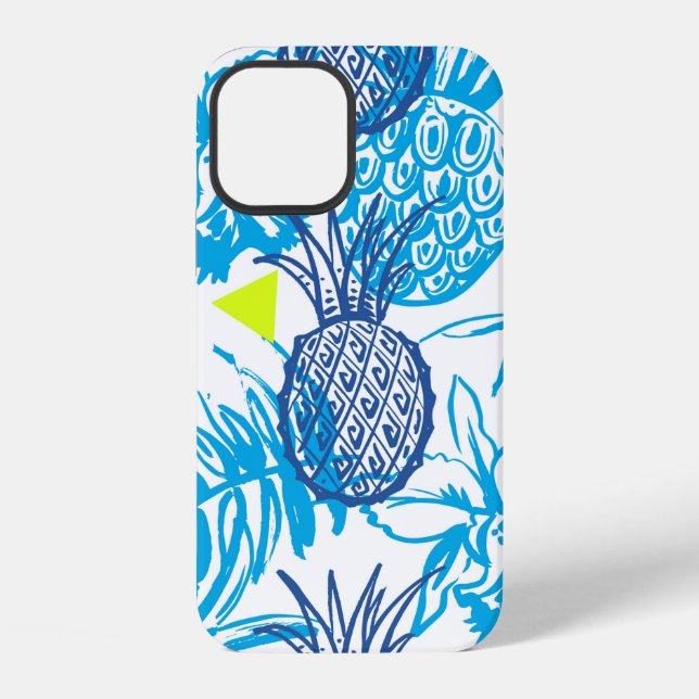 Seamless pattern with tropical motif iPhone case (Back)