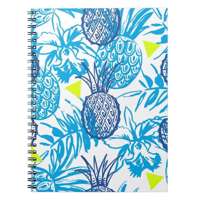 Seamless pattern with tropical motif notebook (Front)