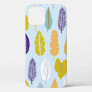 Seamless pattern with wild tropical rainforest pla iPhone 12 case