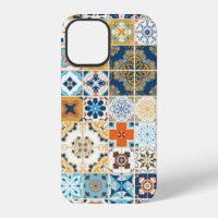 Seamless pattern with with Portuguese tiles. illus