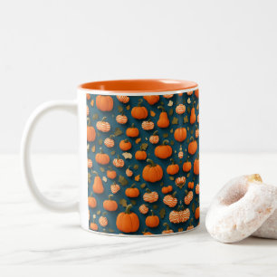 Seamless Patterns Two-Tone Coffee Mug
