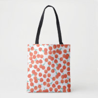 Seamless peach pattern with fruits background. Sum