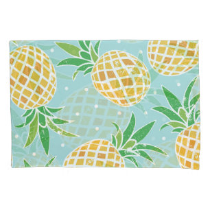 Seamless Pineapple Pattern Tropical Print Pillowcase