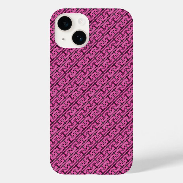 Seamless pink pattern Case-Mate iPhone case (Back)