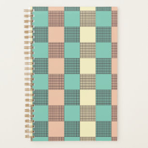Seamless plaid pattern planner