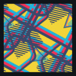 Seamless Pop Art Pattern. Abstract Color Texture w Poster<br><div class="desc">Seamless Pop Art Pattern. Abstract Color Texture with Lines and Geometric Figures. Vintage Seamless Multicolor Background in Disco Style. Vintage Texture. 
70s,  80s,  90s,  abstract,  art,  artwork,  background,  decor,  chaos,  circle,  cloud,  color,  colored,  colorful,  cool,  crankled,  crazy,  creative,  design,  discovintage,  retro,  illustration, </div>